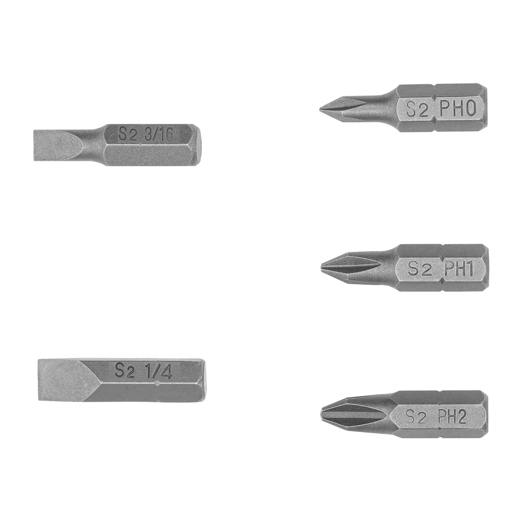 Puntera Kitx5pzs Ph0,ph1,ph2,plano 3/16,1/4 X 1" Truper 17780